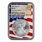 2025 American Silver Eagle NGC MS-70 New Year's Edition