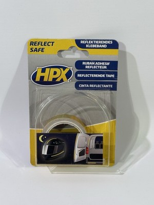 HPX Reflect Tape 19 mm x 1,5 m reflektierendes Klebeband KFZ Motorrad für Nachts