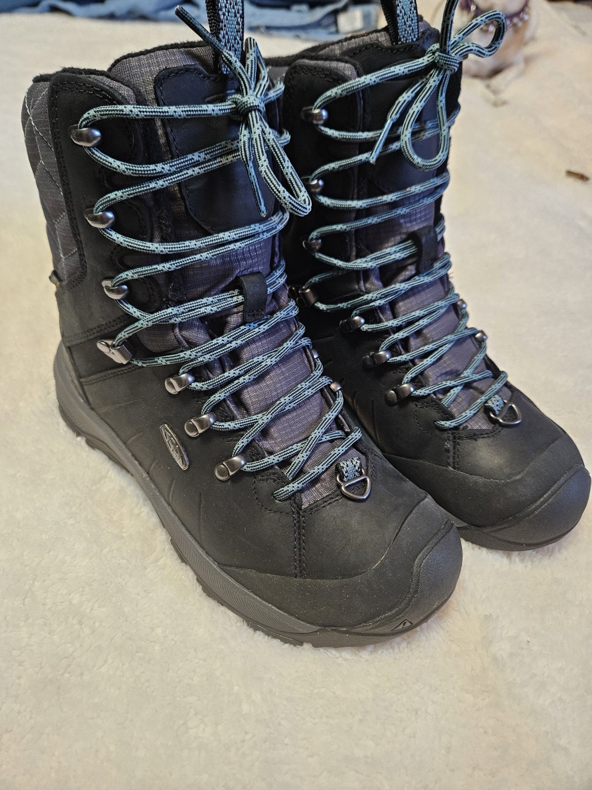 *nuovo*Keen Revel IV stivali da trekking alti polari impermeabili da donna stringati taglia 7 5