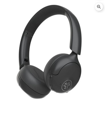 JLab GO Lux ANC Headphones, On Ear, 70+ Bluetooth Playtime, Graphite