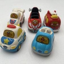 Vtech Go Go Smart Wheels Interactive Lights  Sounds Cars Lot of 5 New Batteries