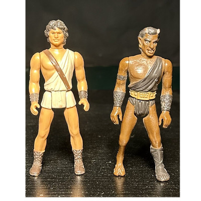 Original Clash of the Titans 1980 Mattel PERSEUS & CALIBOS