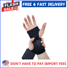 2 Pack Wrist Brace Compression Support Carpal Tunnel Arthritis Tendonitis Pain