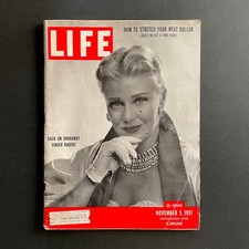 1951 Life Magazine • Ginger Rogers • Joe Louis • Dorothy Danridge • E. Hemingway