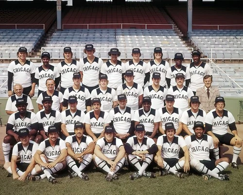 Chicago White Sox Baseball Team in 1976 8x10 Photo Print HT21460014 - product listing photo