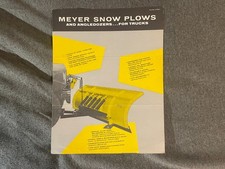 1950s Meyer Snow Plows Angledozers For Trucks Brochure Vintage Spec Sheet