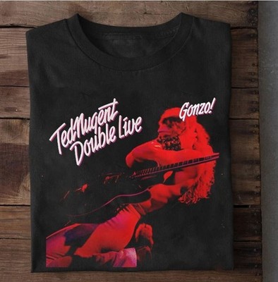 Ted Nugent - Gonzo Tee Short Sleeve Black All Size Shirt