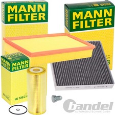 MANN FILTER LUFT ÖL INNENRAUM INPEKTION passend für VW BORA GOLF 4 1.9 TDI SDI