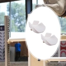2 Stück Wettbewerb Pinless Jump Cups Reiten Hindernis Pole Cups Halter