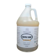 All- Natural Unscented Castile Liquid Soap Multi Purpose Cleanser Gallon
