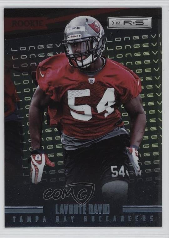 2012 Panini Rookies & Stars Rookie Longevity Parallel /249 Lavonte David RC 09q4