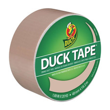 Duck Brand Solid Color Duct Tape: 1.88 in. x 60 ft. Beige 283264