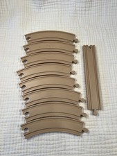Battat Train Track Lot 9 Pc Curved Straight Replacement Compatible Thomas Brio