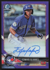 2018 Bowman Baseball Edward Olivares Chrome Prospect Autographs /250 #CPA-EO