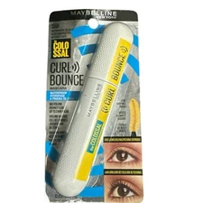 Maybelline The Colossal Curl Bounce Waterproof Mascara 360 Brownish Black New