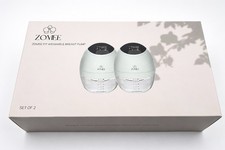 Zomee Fit Wearable Breast Pump Set of 2 Hands Free Double Electric New