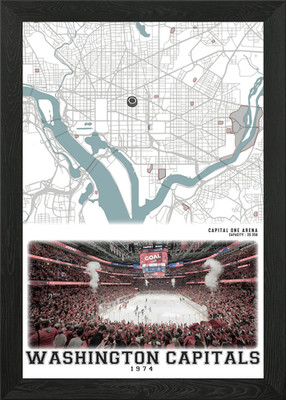 Capital One Arena 20356 mit gerahmtem Wandbild Poster Leinwanddruck Bild