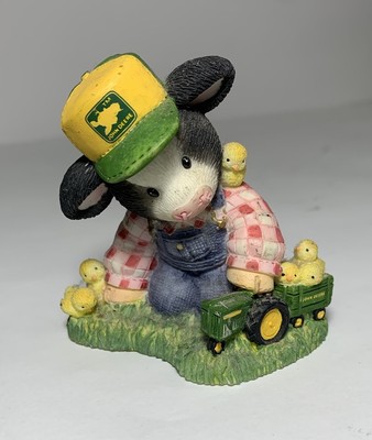 Mary's Moo Moos John Deere  Here a Chick There a Chick  Tractor Figurine