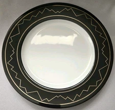 SASAKI ANDREE PUTMAN BLACK CHOP PLATE SERVING PLATTER 12"