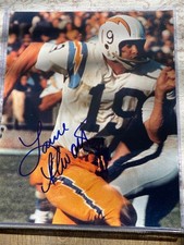 HOF WR LANCE ALWORTH SAN DIEGO CHARGERS AUTO