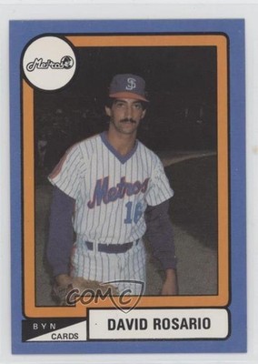 1988-89 BYN Puerto Rico Winter League David Rosario #140 1c7