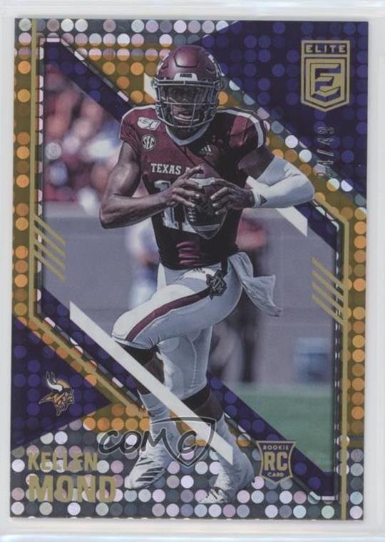 2021 Panini Donruss Elite Rookies Orange 24/49 Kellen Mond #108 04tw