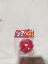 New Red 2" Foam  Sponge Clown Nose Circus Halloween Rudolph Red Nosed Reindeer