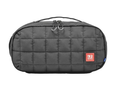 Puff Pouch Bag for Nintendo Switch 2 (Black) Hori Official Japan New