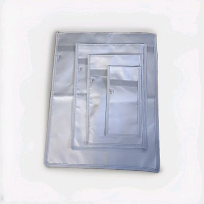 Set of 4 Faraday Bags RFID Signal Blocking Pouch for Laptops Tablets Phones Grey