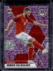 2021 Panini Mosaic UEFA EURO Henrik Dalsgaard RC Circles Purple Rookie #/49