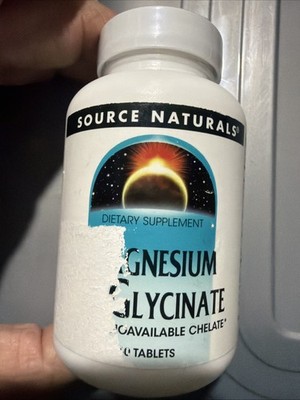 Source Naturals, Inc. Magnesium Glycinate 120 Tablet