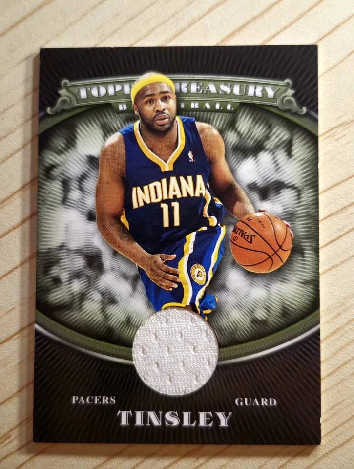 2008-09 Topps Treasury Relics #TTR-JTI Jamaal Tinsley  - Image 3 of 3