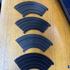 4 pcs 1971 Aurora AFX Speed-Lok HO Slot Car TRACK 6" 1/4R CURVE 2518