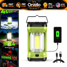 Bright 4000LM Rechargeable Camping Lantern - Emergency Tent Light, Portable Outd
