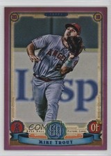 2019 Topps Gypsy Queen Mega Box Purple Mike Trout #1 s5j