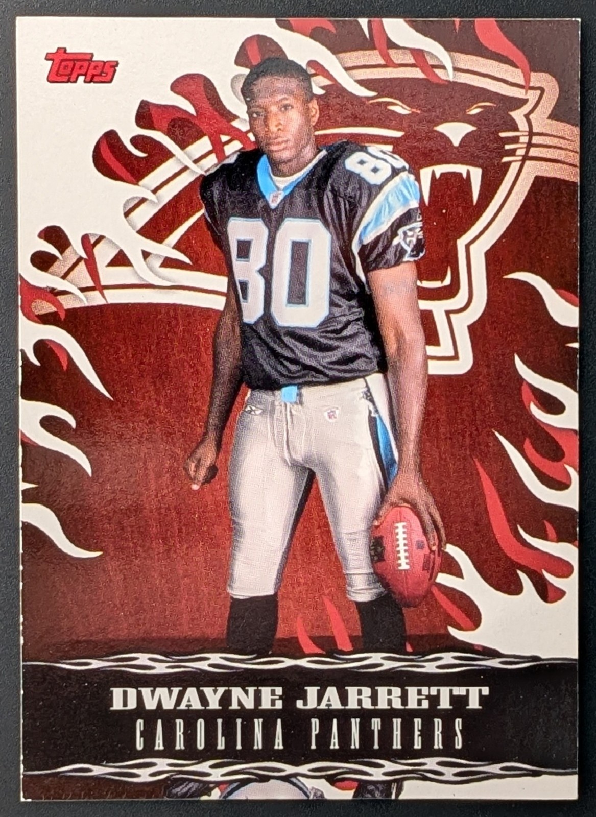 2007 Topps Dwayne Jarrett #9 Red Hot Rookies Insert RC Carolina Panthers