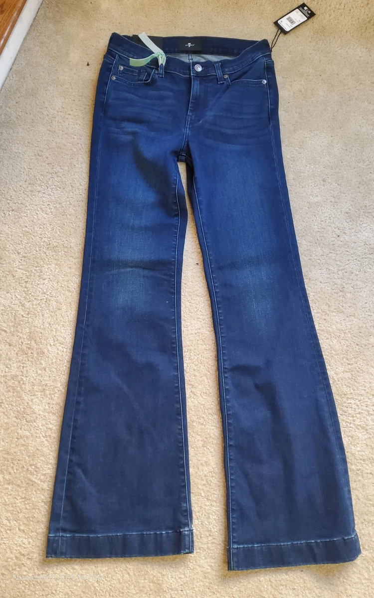 7 For All Mankind Women's High Rise Jeans | Peggi In Luxe Vintage Moore Straight Leg