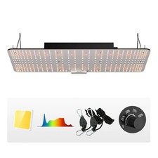 LED Growth Illumination, 200W Full Spectrum Adjustable, Efficient Samsung 2B1B D
