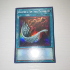 Konami Yu-Gi-Oh Harpie's Feather Duster Spell Card Foil 1st Ed EN