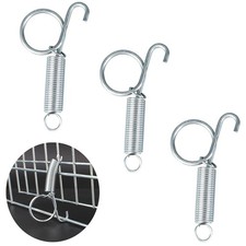 4pcs 75mm Metal Finger Spring Latch Hook, One-Handed Cage Door Spring Hooks, ...