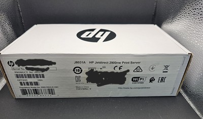 New HP J8031A JetDirect 2900nw LAN Wifi Print Server Color LaserJet Unit SEALED