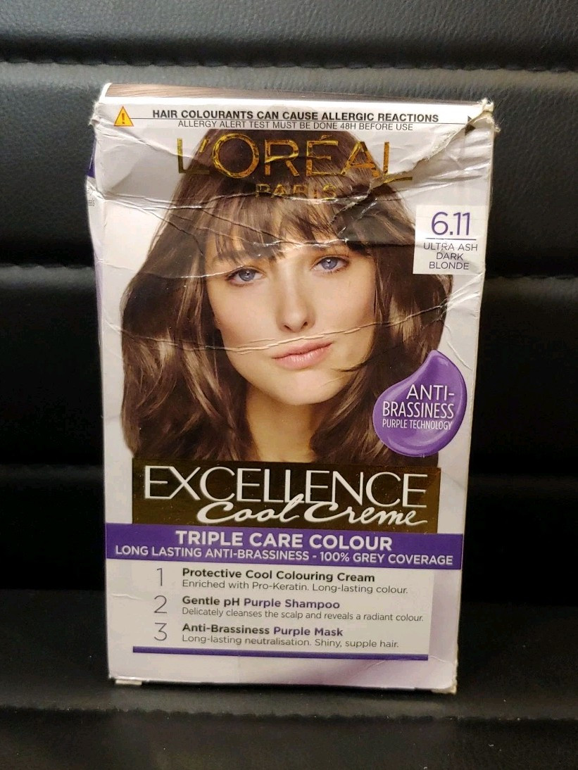 L'Oreal Excellence Cool Creme Triple Care Colour 6.11 Ultra Ash Dark Blonde Hair