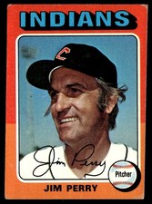 1975 Topps Jim Perry (MC) VG+ Cleveland Indians #263