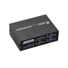 4 Port VGA Splitter Switcher VGA Switch Video Box 4x1 VGA Selector Switcher