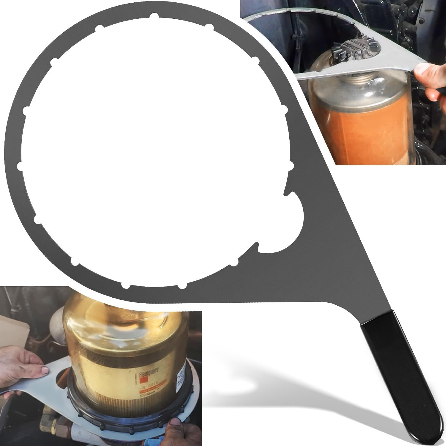 8" Fuel Filter Collar Vent Cap Wrench for Davco 482017 Metal Oil Water Separator