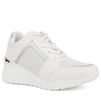 Stella New York Women's White Fashion Sneakers STE600125145