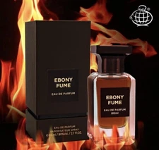 Ebony Fume EDP Perfume By Fragrance World 80 ML:🥇Super Rich Niche UAE Version🥇