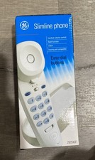 GE Slimline Phone Model 292536E1B Hearing Aid Compatible Easy Dial Buttons New