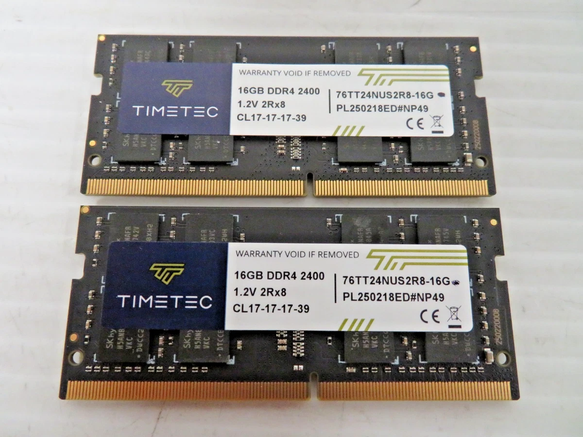 PC4-19200 (DDR4-2400) Bus Speed SO-DIMM Computer Memory (RAM) 32