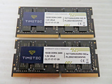 Timetec 32GB (2x16GB) 2Rx8 PC4 DDR4 2400MHz SODIMM RAM Kit 76TT24NUS2R8-16G